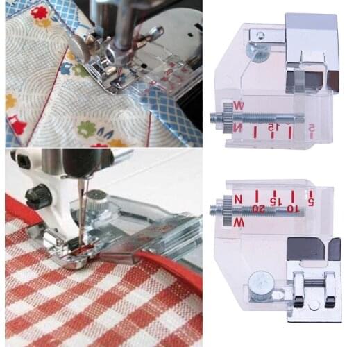 1PC Adjustable Bias Binder Presser Foot Binding Feet Attachment for Sewing Machine Accessories