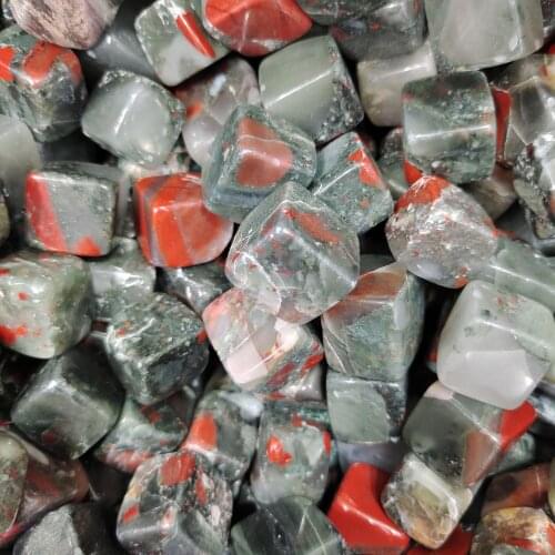 Natural African Blood Stone Raw Mineral Crystal Quartz Dragon Blood Stone Minerals Specimen