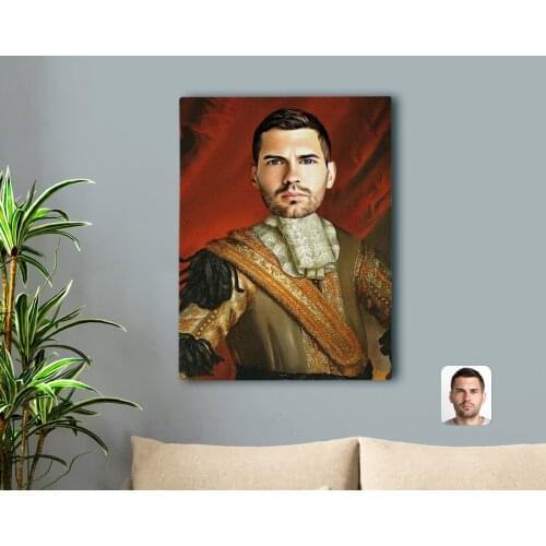 Personalized Men 'S Renaissance Design Canvas Table 50x70cm-5 Reliable Modern Simple Gift Special Design Good Quality Surprise Moment