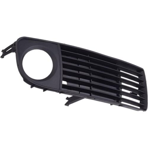 Right Front Bumper Fog Light Grille Cover Car Fit for Audi A6 C5 4B0807682 4B0807682M 1998 1999 2000 2001 2002 Pre-facelift