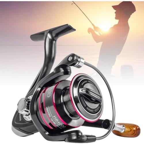 500-7000 Series Spinning Fishing Reel 5.2:1 12BB 8KG Max Drag Rock Lure Sea Carp Fishing Wheel
