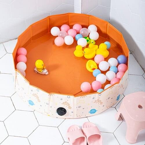 80*20cm Dogs Cats Swimming Pool Foldable Summer Cool Kids Bathtub Pet Collapsible Bathing Pool Household Supplies Dropshipping