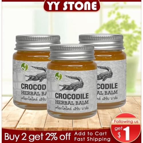 Thailand ceocodile herbal balm anti acne scar remove surgical scar reduce wrinkle for burning injury herbal ointment 30g/pcs
