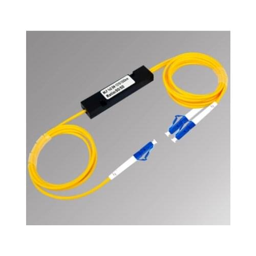 Fiber Optic ABS Splitter LC/UPC Connector 1x2 SM 1310/1550nm Fiber Optic ABS Splitter 1x2 LC/UPC Connector Free Shipping