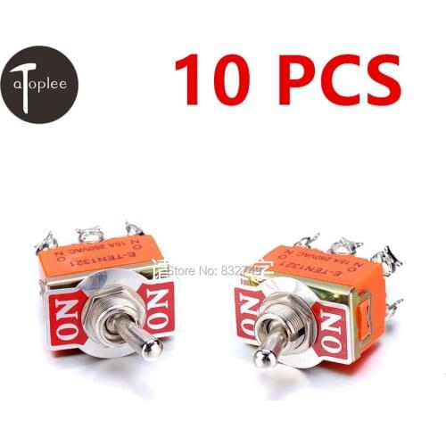 Wholesale 10 PCS KN1321 Touch On Off Switch 250V 15A Mini 6 Pins Toggle Switch Good Quality