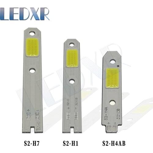 10pcs CSP LED car light motorcycle light source COB LED S2 H1 S2 H4 S2 H7 white light 6000-6500K 9.0-9.5V 1200mA