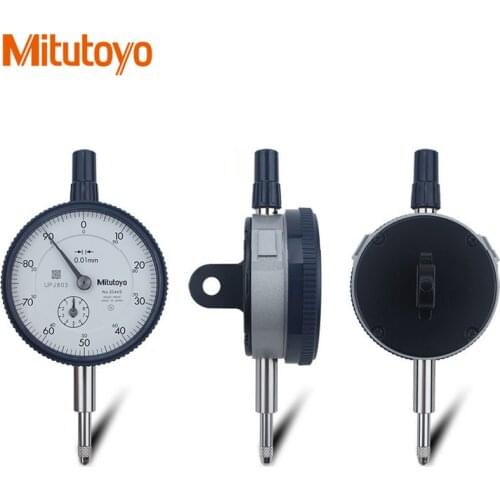 100% Real Japan Mitutoyodial Indicator 0-10mm/0.01 2046S Dial Test Gauge Metric Measuring Comparator