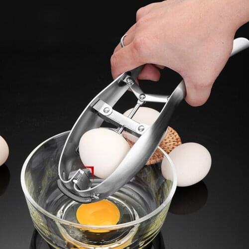 304 stainless steel eggshell separator manual quick egg opener kitchen tool egg shell opener