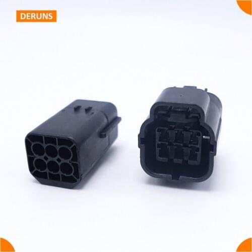 5 Sets Kits Brand New 6 Pin Way Amp Sealed Wire Connector Plug For Car Automotive Waterproof