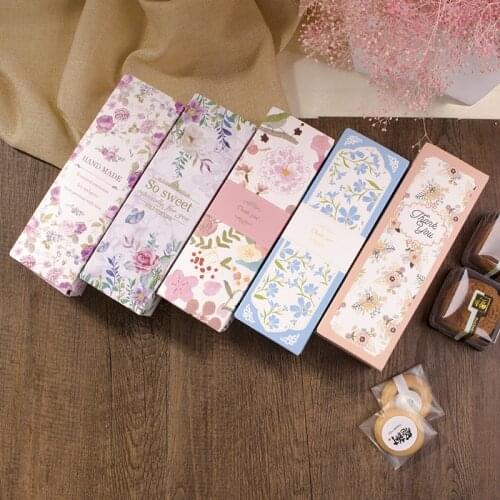 5pcs/lot Biscuit Sugar Cookie Box Pineapple Cake Box Unicorn Candy Gift Box Snowflake Crispy Egg Yolk Pastry Packaging Box