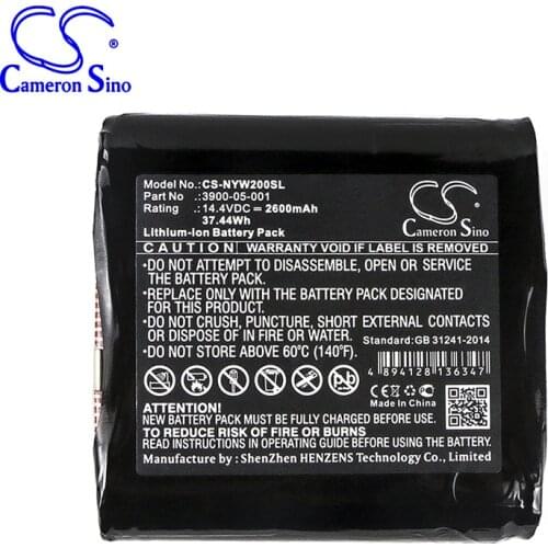 Cameron Sino 2600mah battery for NOYES W2003M 3900-05-001 batteries