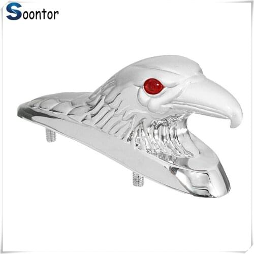 Motorcycle accessories eagle head Ornament front fender bonnet light for HONDA CBR500R CB500F X GROM RC51 RVT1000 SP1 SP2 S X