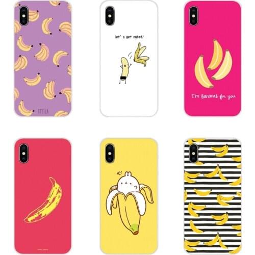 For Samsung Galaxy A3 A5 A7 A9 A8 Star A6 Plus 2018 2015 2016 2017 Accessories Phone Shell Covers Cartoon Fruit Yellow Banana