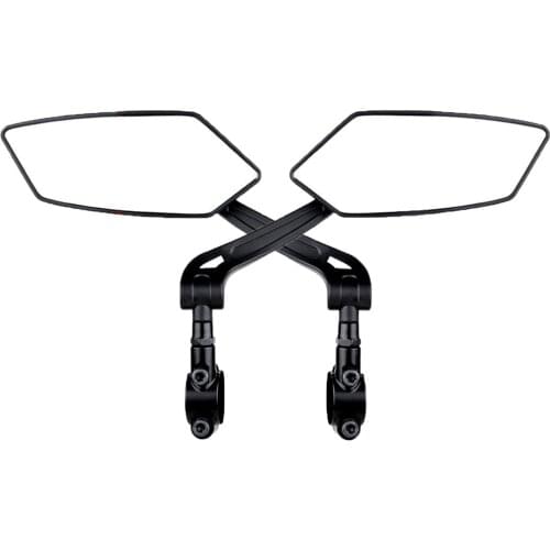 Black Bicycle Rearview Mirror HandleBar Universal for Scooters Electric Bike