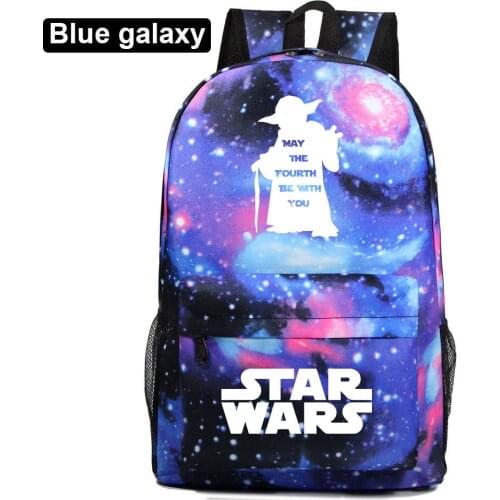 Baby Yoda Backpack For Teenagers Star Wars Mochila Boys Girls Students backpack Children leisure Canvas Laptop School Bag