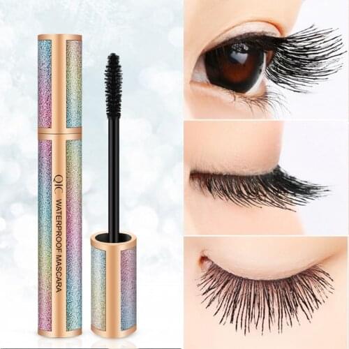 Qic Starry Sky 4d Long Mascara Thick Volume Become Spoiled Watertight Defense Sweat Halo No Fading Beauty Eyes