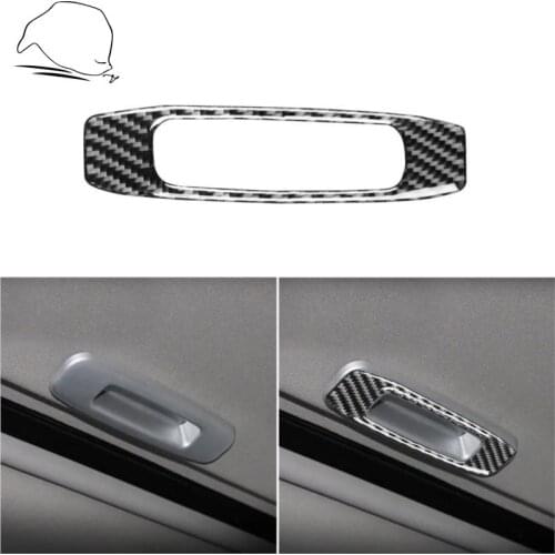For Mitsubishi Lancer EVO X ES DE GTS 2008-2015 Carbon Sunroof Handle Frame Skylight Door Button Cover Sticker Car Accessories