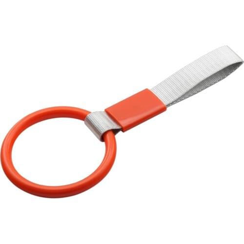 6 Colors Car Interior Accessories ROUND TSURIKAWA RING BUS STRAP Car Charm DRIFT Installed in Rear Bumper Can Play Warning Role