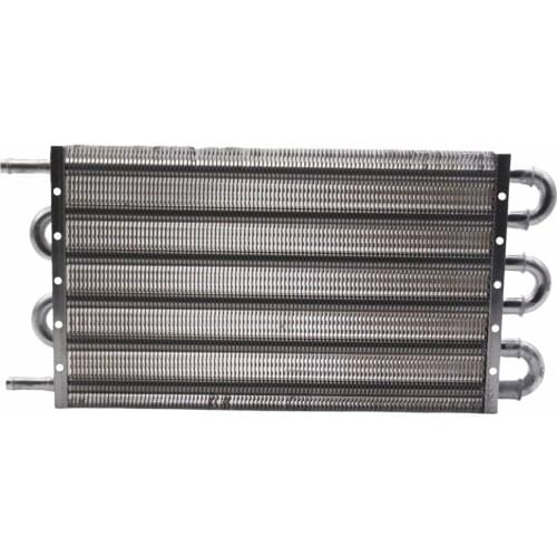 6 Row Remote Transmission Oil Cooler Automatic Manual Radiator Converter Kit