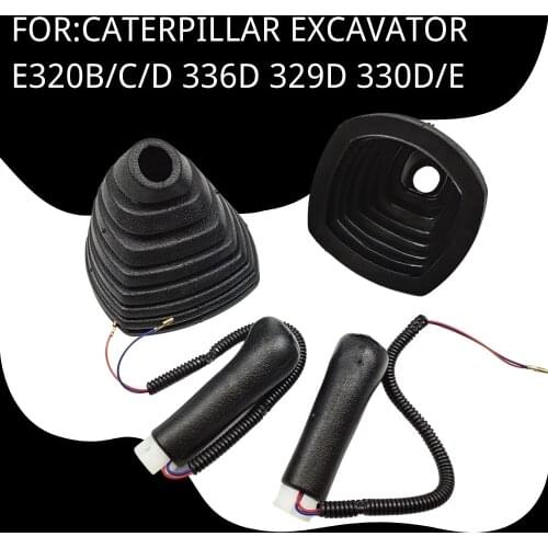 Control Joystick Handle for CATERPILLAR Excavator CAT E320B/C/D 336D 329D 330D Accessorie Dustproof Cover Boot Spare Parts