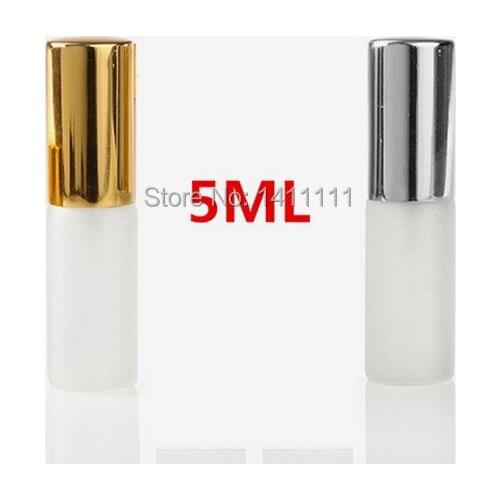 Frosted glass 1000pcs/lot 5ml fragrant liquid Fine mist Perfume Atomizer Refillable Spray Empty Bottle Factory Price