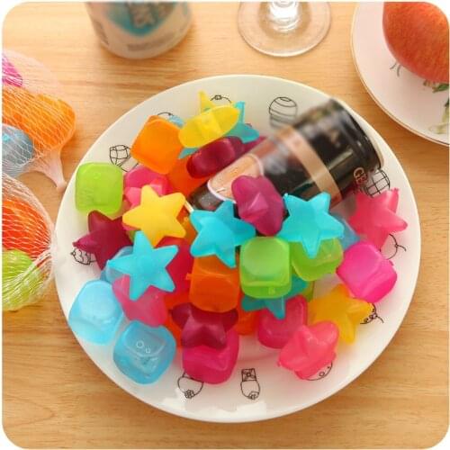 Different Shapes Reusable Ice Pellets Picnic Food Preservation Cooling Summer Party Ice Cubes Ice Hockey Mold Cold Drinking Tool