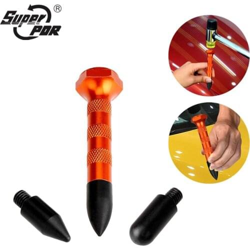 Super PDR Tool 3 Heads Tap Down Pen For Rubber Hammer PDR Ferramentas Hand Tool Set Paintless Dent Repair Hail Removal Tools Kit