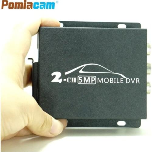 NEW AHD DVR 2ch DVR car truck vehicle video record mobile 2CH MINI DVR HDMI CVBS AHD with remote control