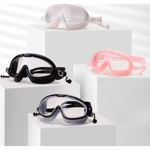Water Glasses Swim Eyewear Swimming Goggles Adults Waterproof UV Anti Fog Adjustable Oculos Espelhado Pool