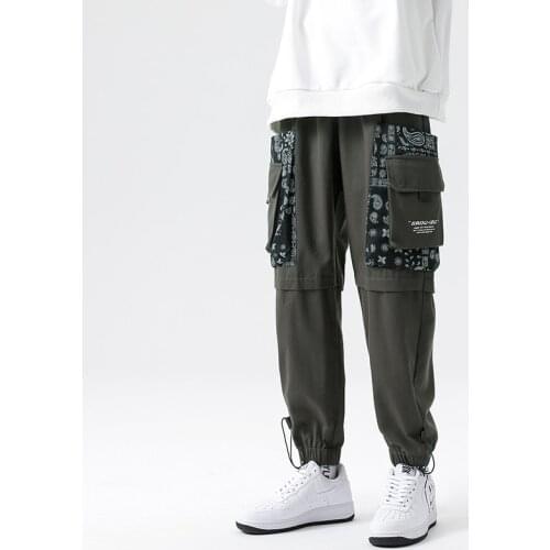 Мужские брюки с карманами Own pai China At AliExpress