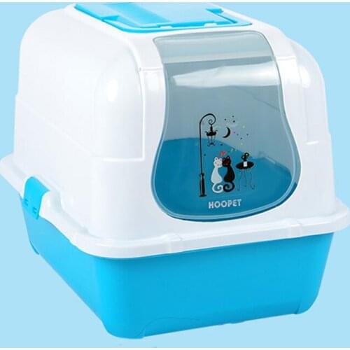 Cat Sand Pot Large Splash-proof Closed Toilet Products Deodorization and Smell-proof Excrement