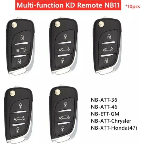 10PCS/LOT KEYDIY NB-11 3 Buttons Multi-functional Remote Control Car Key NB11 NB Series Universal for KD900 URG200 KD-X2