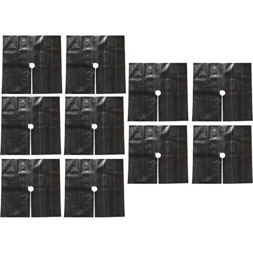 10Pcs 100x100cm Weed Barrier Fabrics Heavy Weed Barrier Landscape Fabrics for Outdoor Gardens