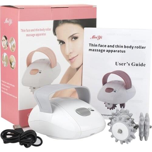 3D Electric Full Body Massager Roller Face Body Slimming Massager Anti-Cellulite Fat Burner Machine Massaging Slimmer Device