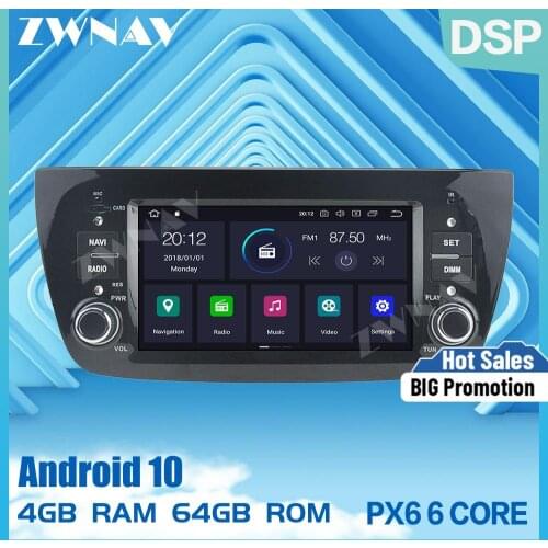 PX6 4G+64G Android 10.0 Car DVD Stereo Multimedia Head unit For FIAT DOBLO/Opel Combo/Tour 2010-2016 Radio GPS Navi Audio stereo