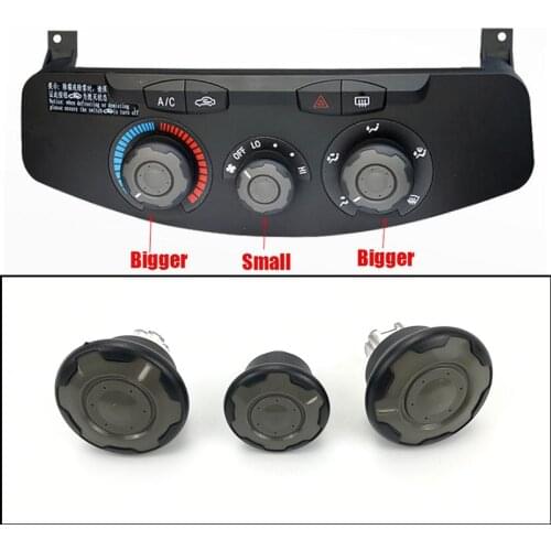 Car styling Air Conditioning knob Installation heat control Switch AC Knob for Chery Tiggo car accessorie parts