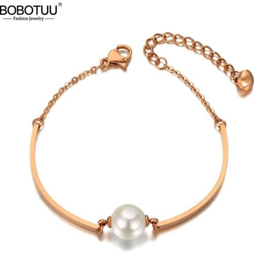 Белые браслеты BOBOTUU China At AliExpress