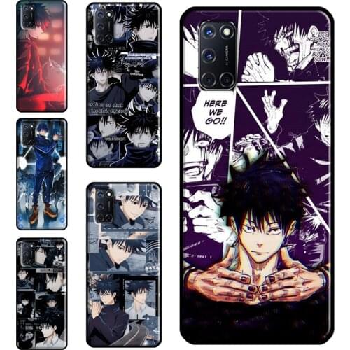 Jujutsu Kaisen Fushiguro Megumi Case For OPPO A9 A5 A53 A31 2020 A52 A72 A15 A83 A91 A93 A5S Find X3 Pro Reno 2 Z Funda