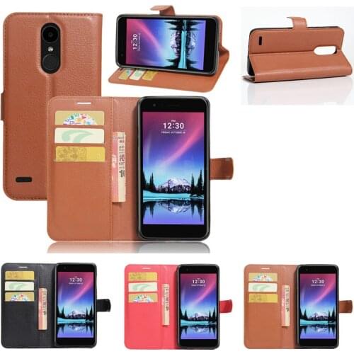 PU Leather Wallet Flip Case Slot Card Holder Case Kickstand Cover For LG K20 V/K20 Plus/K10 2017/LV5/Harmony/Grace LTE L59BL