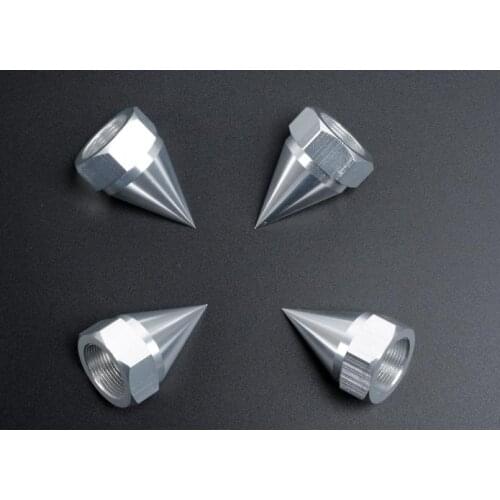 CNC full metal cone tire lock nuts for LOSI 5IVE-T ROVAN LT KM X2 DTT