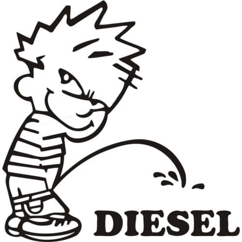 Baby Diesel Side Sticker Car Decal Waterproof Sticker Art Bumper Car Window Decor Pattern New T097