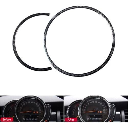 For Mini Cooper F55 F56 Instrument Decoration Frame Speedometer Frame Modification Carbon Fiber