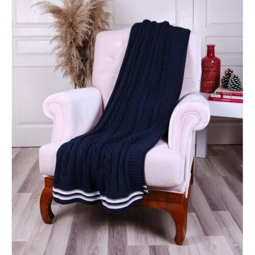 Betires Home Knitted Throw