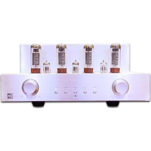 V32 tube EL34 push-pull amplifier, integrated vacuum tube amplifier, HIFI audio amplifier. Input sensitivity: 320mV