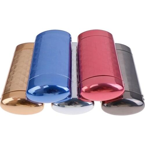 Fashion Portable Glasses Case Hard Cover Eyeware Spectacle Box Aluminum Push Button Lattice Patterns Reading Eyewear Accessories