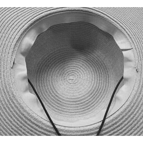 Hat Flexible Removable Chin Cord - Men Bucket Summer Sun Hat Cotton Packable Unisex Boonie SPF UV Fishing Hiking Cap Chin Strap