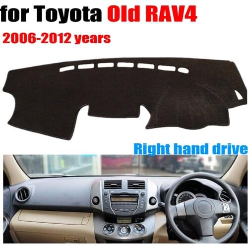 Car dashboard cover mat for TOYOTA Old RAV4 2006-2012 years Right hand drive dashmat pad dash mat covers dashboard accessories