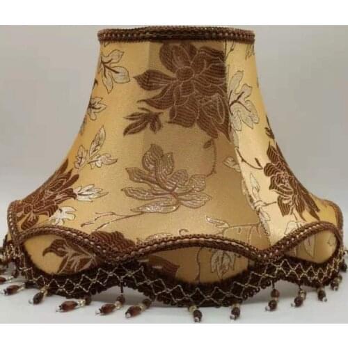 E27 Art Deco Lamp shade for Floor lamp painting flower Abstract Pattern Textile Fabrics lampshade modern style lamp cover