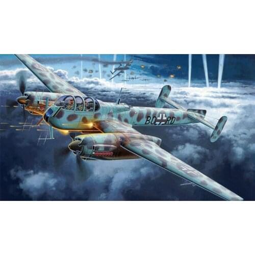 Full Square Drill 5D DIY German reconnaissance aircraft diamond painting Cross Stitch 3D Embroidery Kits home decor H67