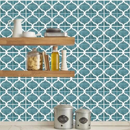 Kitchen Backsplash Wall Tile Sticker,Black Waterproof Marble Tiles,Adhesive Bathroom Sticker Wall Tile Decoration